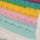 Simply Stunning Baby Blanket by Courtney Carter @Crocheting Crazy