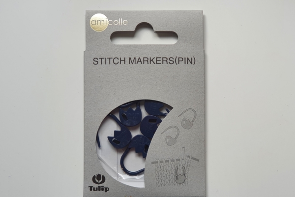 Tulip Stitch Marker 7 Pieces  Navy