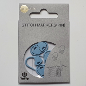 Tulip  Heart Stitch Marker 7 Pieces  Bleu
