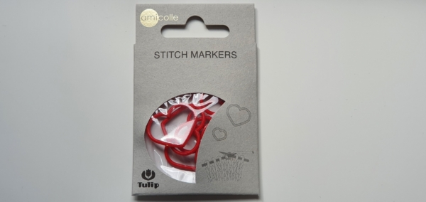 Tulip Stitch Marker 7 Pieces XL Red
